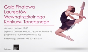 Gala Finałowa Laureatów Wewnątrzszkolnego Konkursu Tanecznego